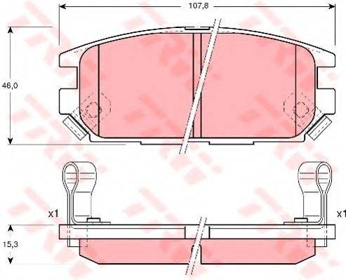 DR!VE+ DP1010100380 Комплект тормозных колодок, дисковый тормоз