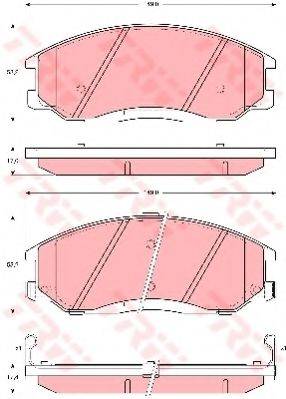 DR!VE+ DP1010100871 Комплект тормозных колодок, дисковый тормоз