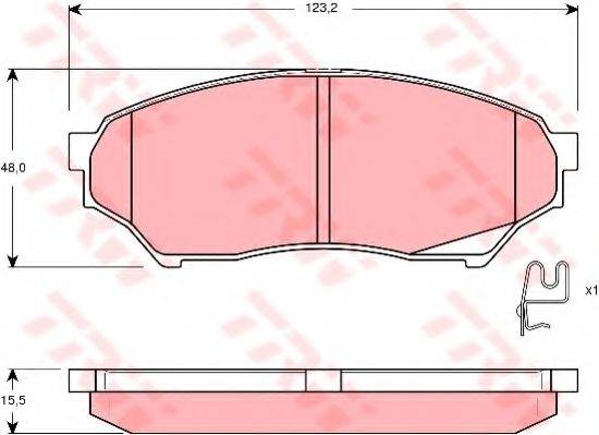 DR!VE+ DP1010100203 Комплект тормозных колодок, дисковый тормоз