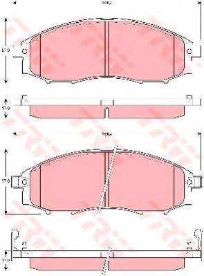 DR!VE+ DP1010100110 Комплект тормозных колодок, дисковый тормоз