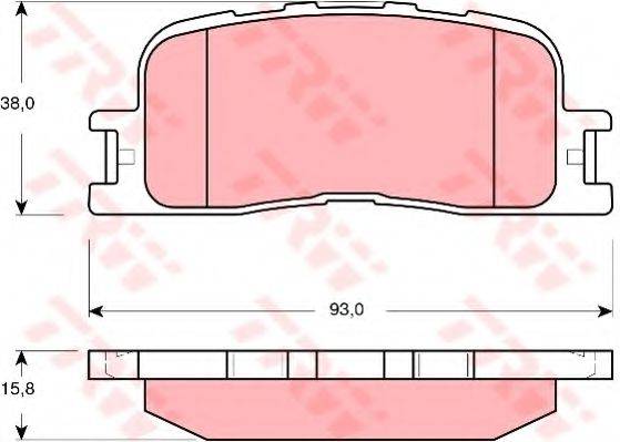 DR!VE+ DP1010100346 Комплект тормозных колодок, дисковый тормоз