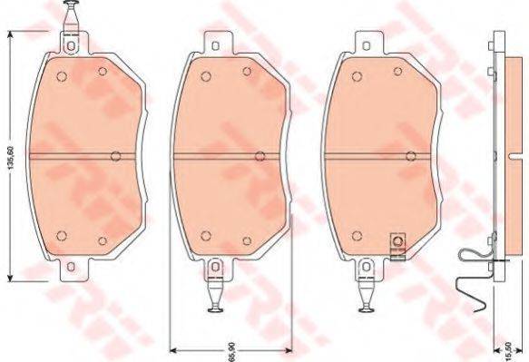 DR!VE+ DP1010100398 Комплект тормозных колодок, дисковый тормоз