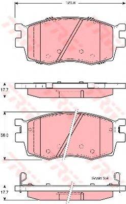 DR!VE+ DP1010100093 Комплект тормозных колодок, дисковый тормоз