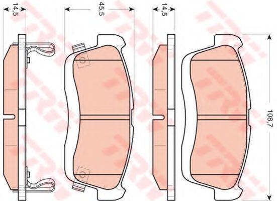 DR!VE+ DP1010100248 Комплект тормозных колодок, дисковый тормоз