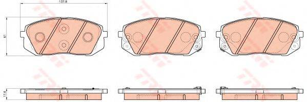 DR!VE+ DP1010100686 Комплект тормозных колодок, дисковый тормоз