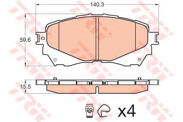 DR!VE+ DP1010100202 Комплект тормозных колодок, дисковый тормоз