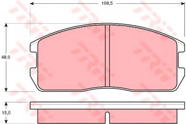 DR!VE+ DP1010100650 Комплект тормозных колодок, дисковый тормоз