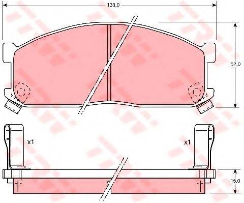 DR!VE+ DP1010100442 Комплект тормозных колодок, дисковый тормоз