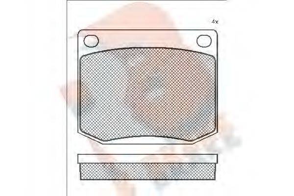 R BRAKE RB0176