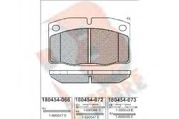 R BRAKE RB0454