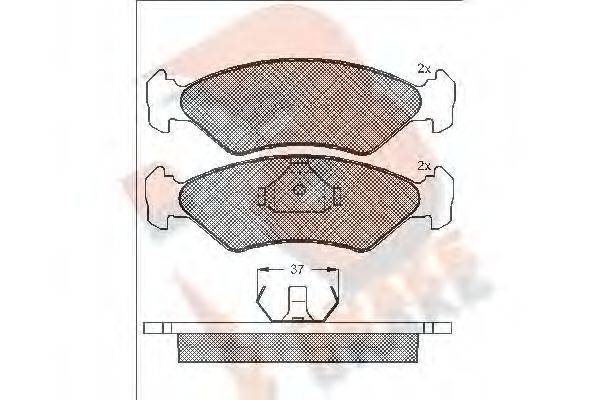 R BRAKE RB0776