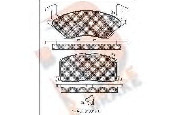 R BRAKE RB0888