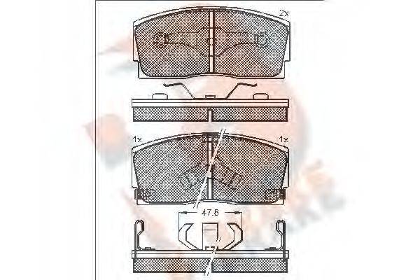 R BRAKE RB0951