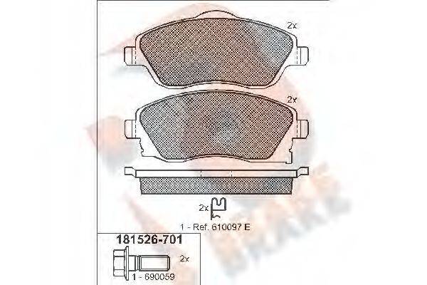 R BRAKE RB1526-701