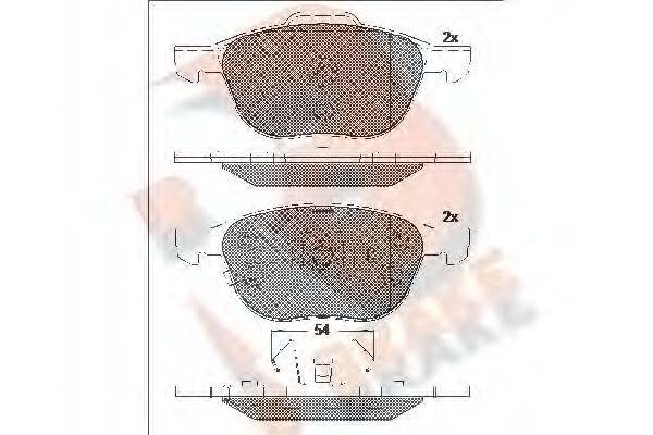 R BRAKE RB1617-203