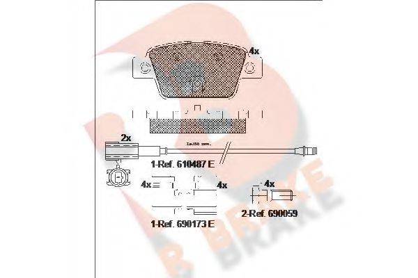 R BRAKE RB2043