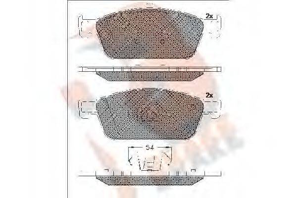 R BRAKE RB2134