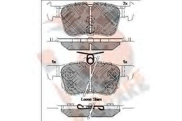 R BRAKE RB2198-203