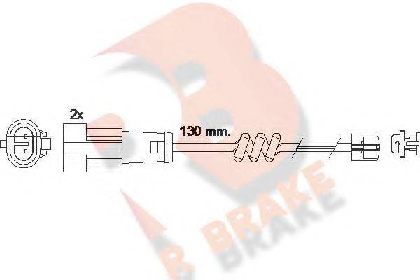 R BRAKE 610469RB Сигнализатор, износ тормозных колодок