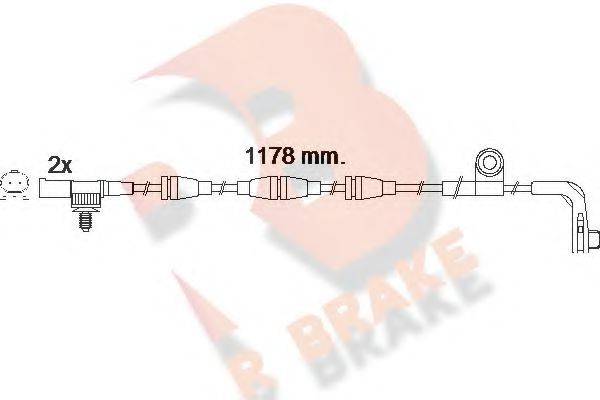 R BRAKE 610481RB Сигнализатор, износ тормозных колодок
