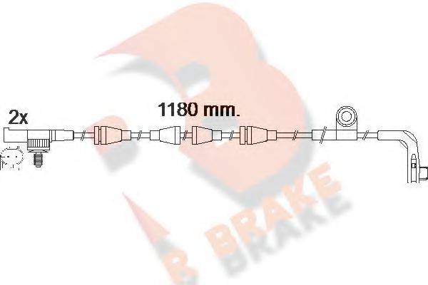 R BRAKE 610482RB Сигнализатор, износ тормозных колодок