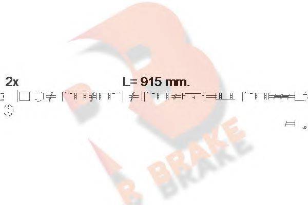 R BRAKE 610557RB Сигнализатор, износ тормозных колодок