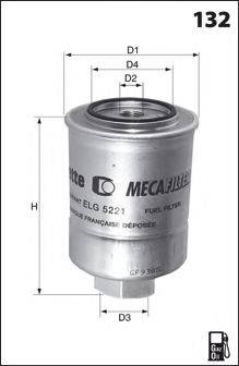 LUCAS FILTERS LFDS189 Топливный фильтр