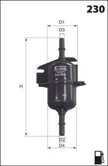 LUCAS FILTERS LFPF037 Топливный фильтр