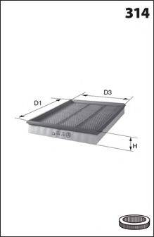 LUCAS FILTERS LFAF151 Воздушный фильтр