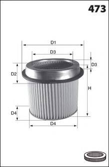 LUCAS FILTERS LFAF358 Воздушный фильтр