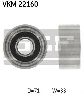 SKF VKM22160 Паразитный / Ведущий ролик, зубчатый ремень