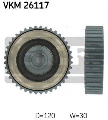 SKF VKM26117 Паразитный / Ведущий ролик, зубчатый ремень