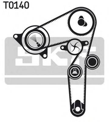 SKF VKMC021992 Водяной насос + комплект зубчатого ремня