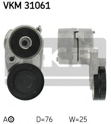 SKF VKM31061 Натяжной ролик, поликлиновой  ремень