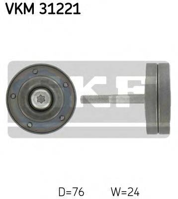 SKF VKM31221 Паразитный / ведущий ролик, поликлиновой ремень