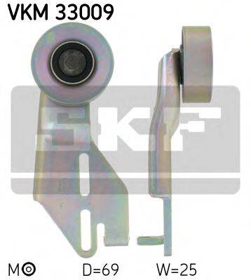 SKF VKM33009 Натяжной ролик, поликлиновой  ремень