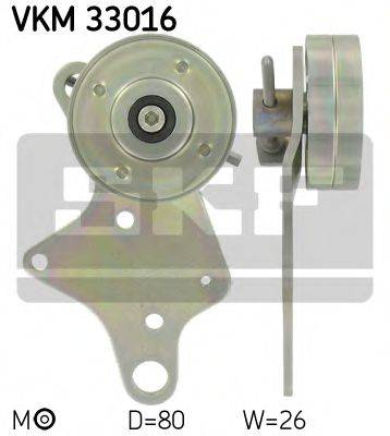 SKF VKM33016 Натяжной ролик, поликлиновой  ремень