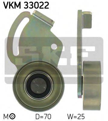 SKF VKM33022 Натяжной ролик, поликлиновой  ремень