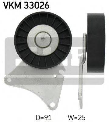 SKF VKM33026 Паразитный / ведущий ролик, поликлиновой ремень