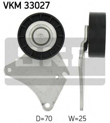 SKF VKM33027 Паразитный / ведущий ролик, поликлиновой ремень