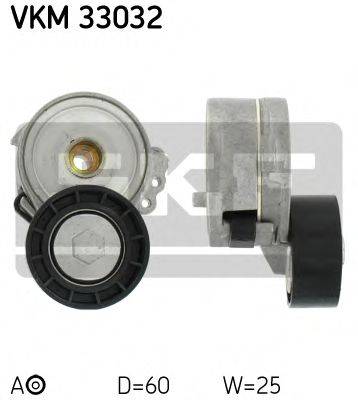 SKF VKM33032 Натяжной ролик, поликлиновой  ремень