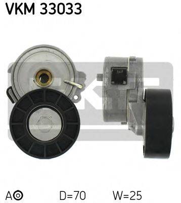 SKF VKM33033 Натяжной ролик, поликлиновой  ремень