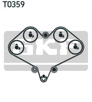 SKF VKMA92008 Комплект ремня ГРМ