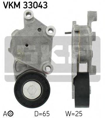 SKF VKM33043 Натяжной ролик, поликлиновой  ремень