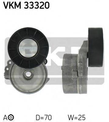 SKF VKM33320 Натяжной ролик, поликлиновой  ремень