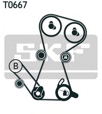 SKF VKMA95649 Комплект ремня ГРМ