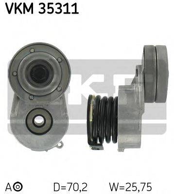 SKF VKM35311 Натяжной ролик, поликлиновой  ремень