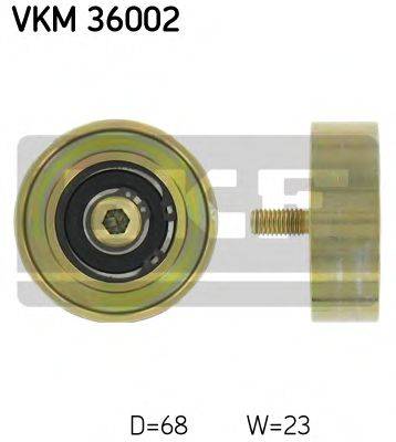 SKF VKM36002 Паразитный / ведущий ролик, поликлиновой ремень