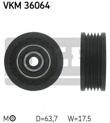 SKF VKM36064 Натяжной ролик, поликлиновой  ремень