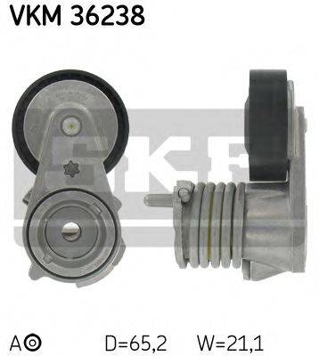 SKF VKM36238 Натяжной ролик, поликлиновой  ремень